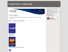 Tablet Screenshot of kingsmead.com